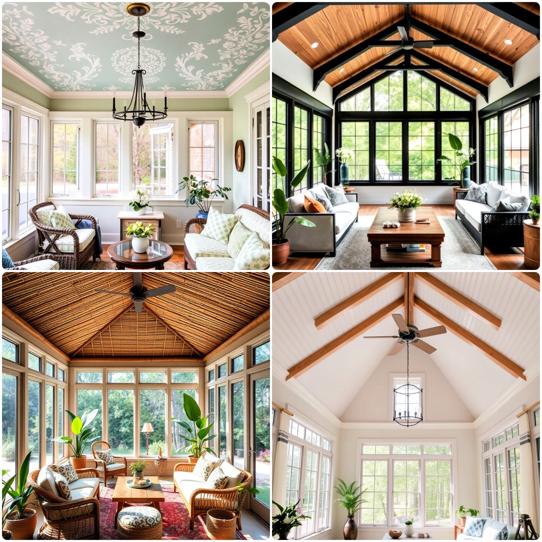 15 Sunroom Ceiling Ideas for Every Style