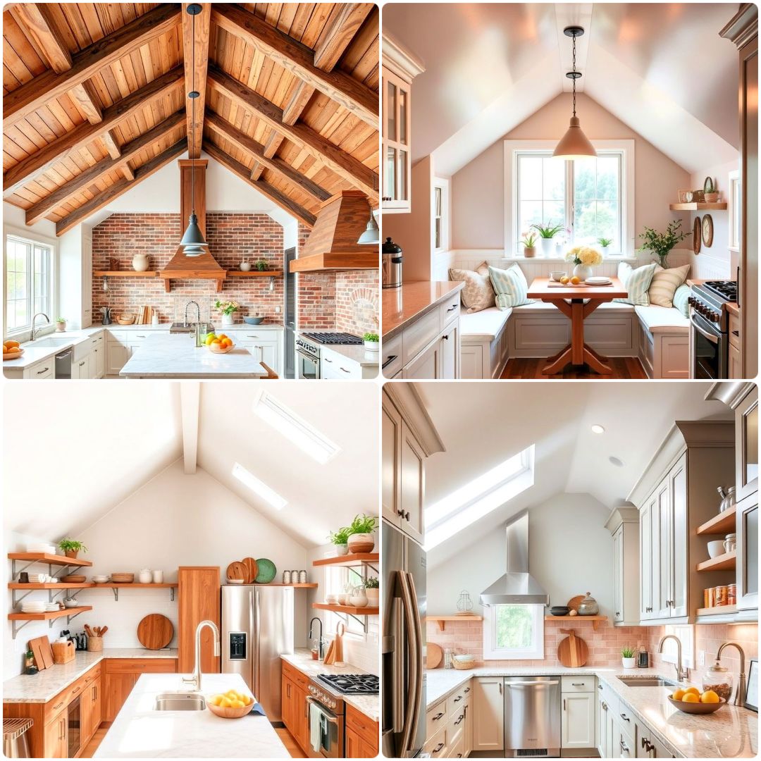 15 Sloped Ceiling Kitchen Ideas for Unique Designs