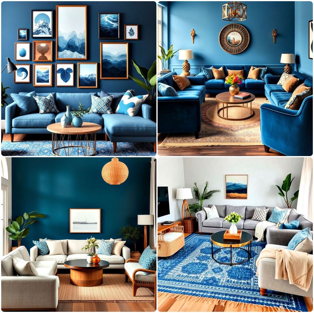15 Blue Boho Living Room Ideas You’ll Love