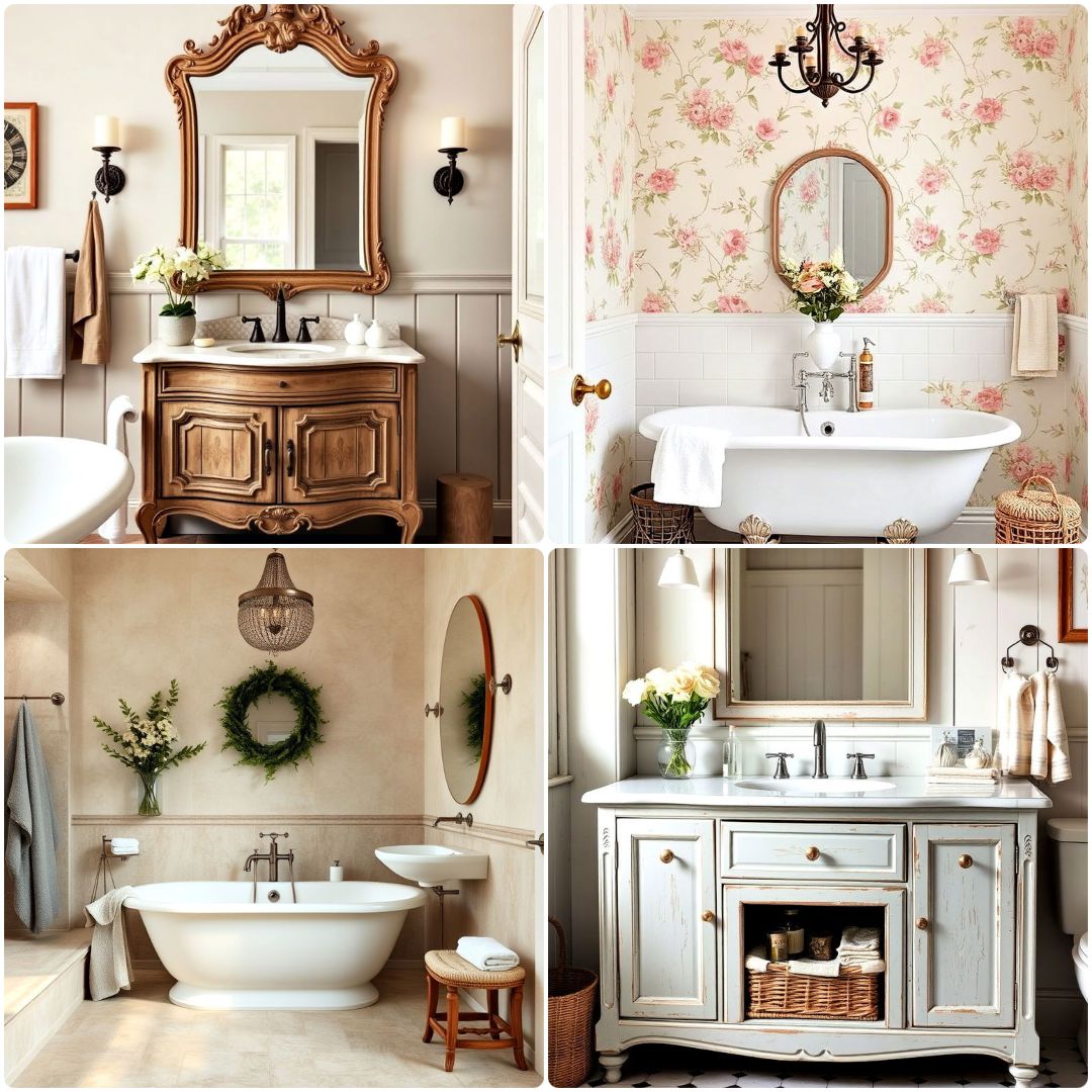 25 French Country Bathroom Ideas for Timeless Charm