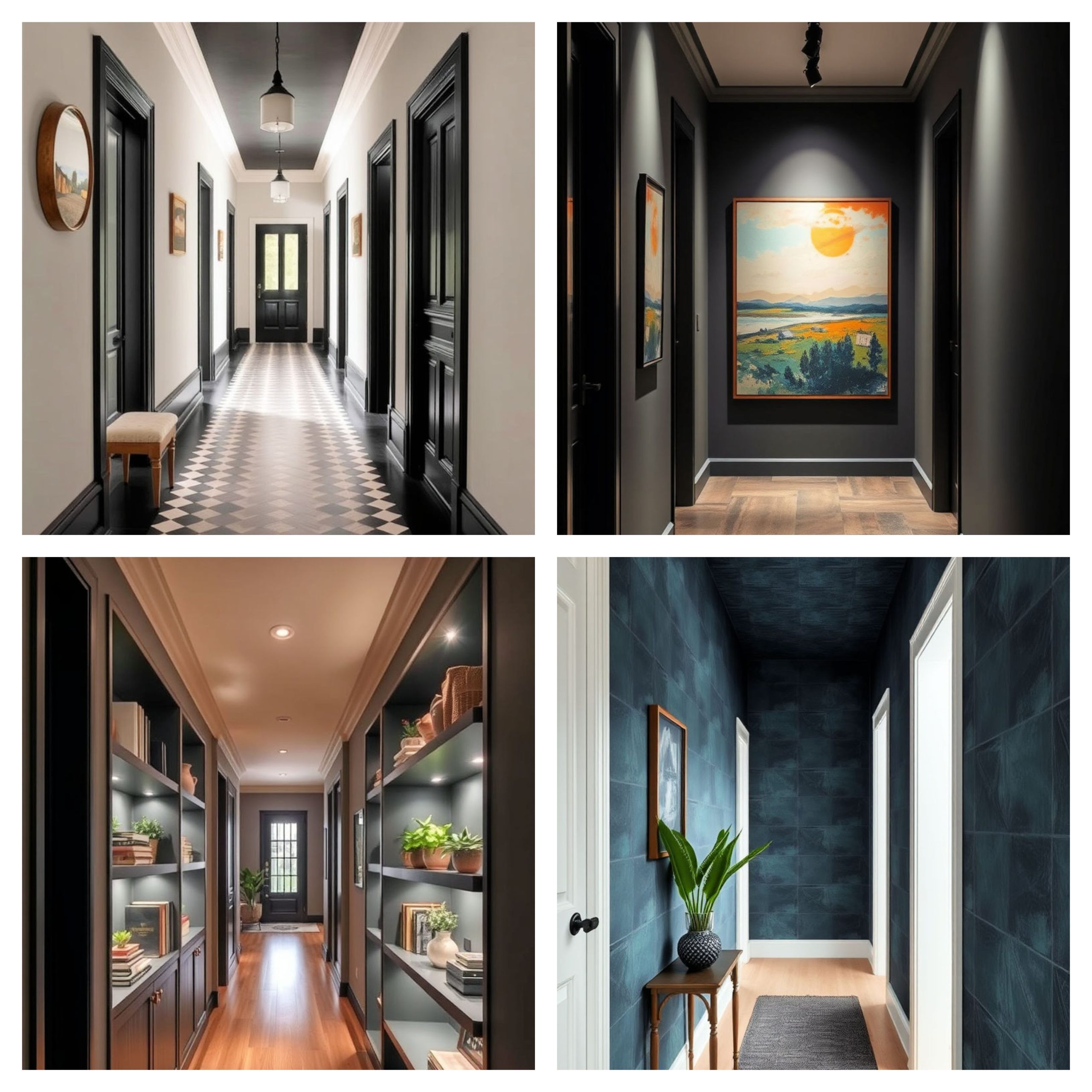 20 Dark Hallway Ideas To Make a Statement