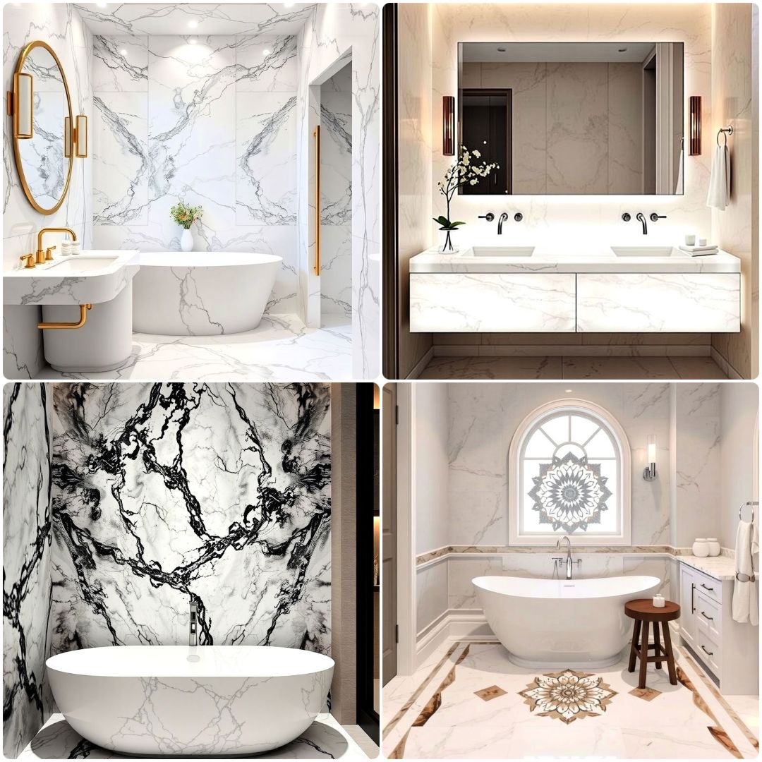 15 Luxury Marble Bathroom Ideas for A Spa-Like Retreat