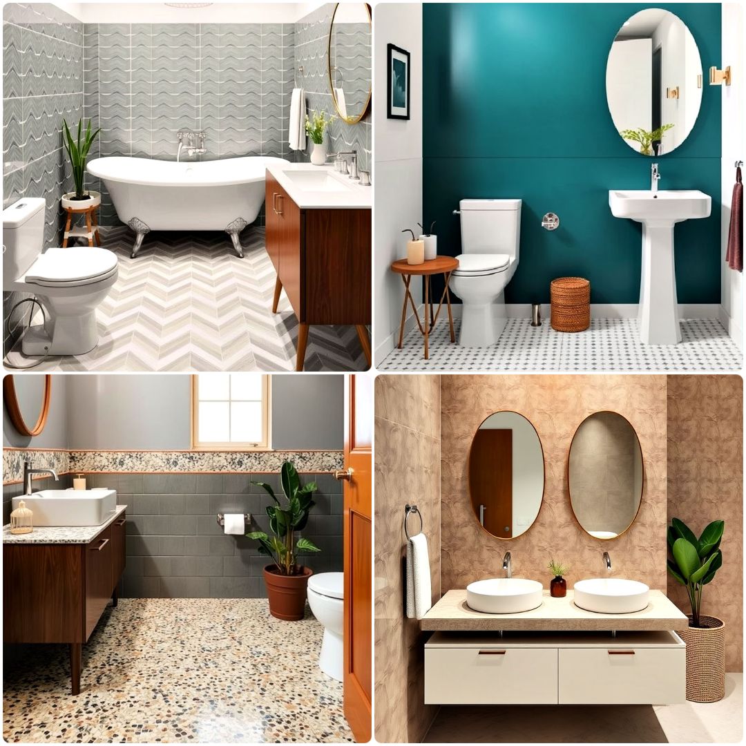 30 Mid-century Modern Bathroom Ideas for Sleek Design