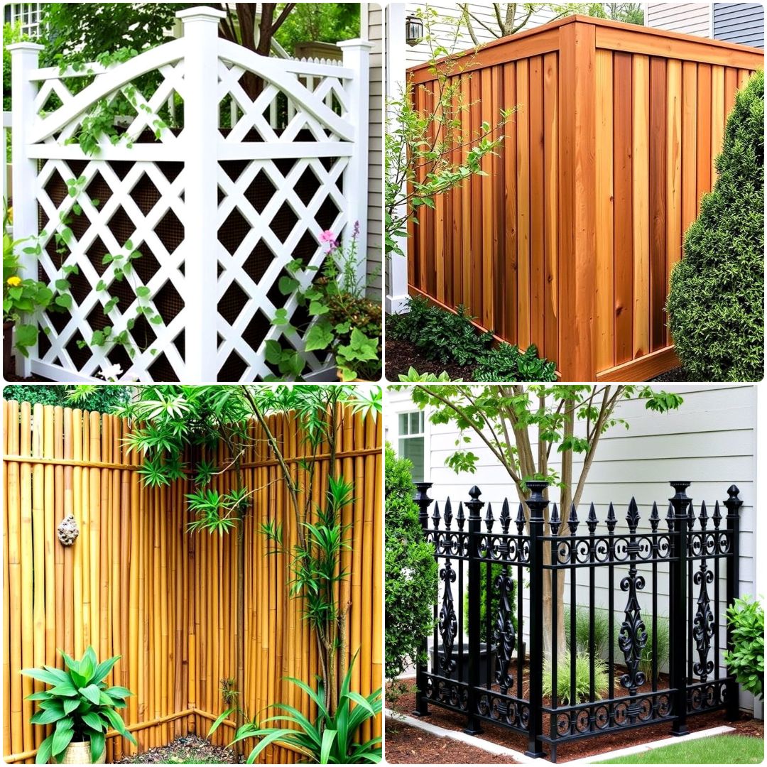 25 Corner Fence Ideas for Privacy and Style